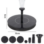 Élément aquatique solaire pour embellir le jardin