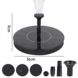 Élément aquatique solaire pour embellir le jardin