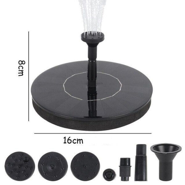 Élément aquatique solaire pour embellir le jardin