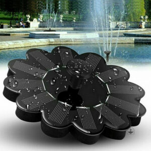 Fontaine de jardin alimentée par l'énergie solaire