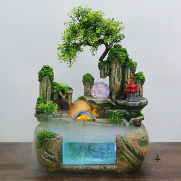 Fontaine zen pour bureau, décoration apaisante