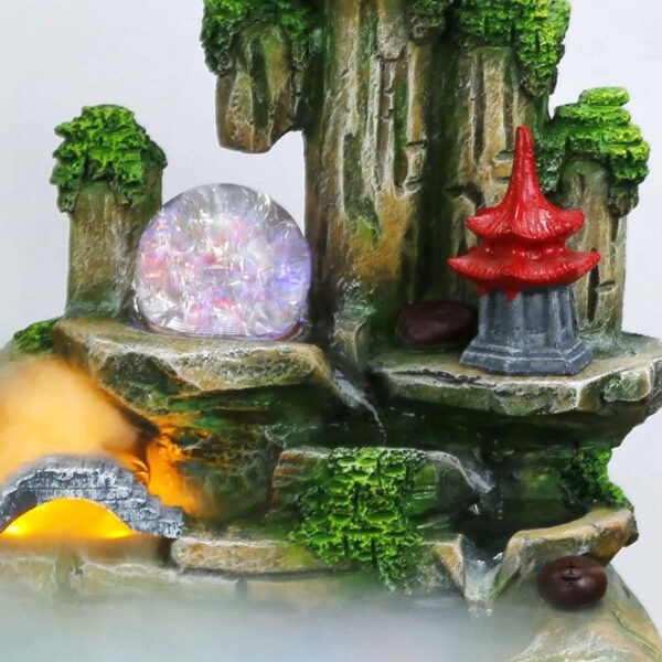 Fontaine décorative zen, ambiance relaxante au travail