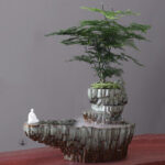 Fontaine zen chinoise décorative pour un intérieur apaisant