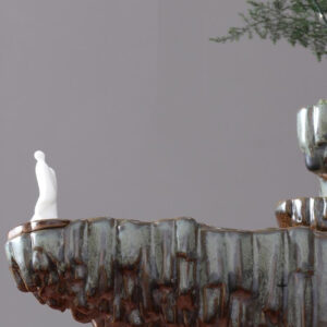 Fontaine d'eau zen, design chinois pour ambiance relaxante