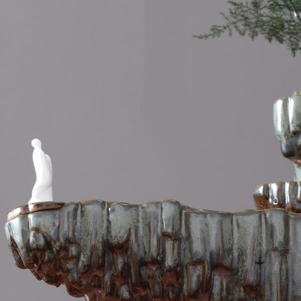Fontaine d'eau zen, design chinois pour ambiance relaxante
