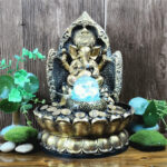 Statue Ganesh fontaine décorative pour ambiance zen