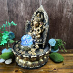 Ganesh en résine, fontaine d'intérieur apaisante