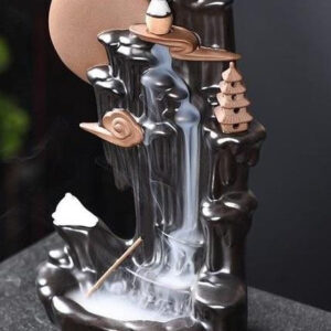 Décoration zen de montagne pour diffuseur d'encens relaxant