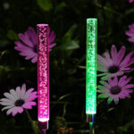 Petite colonne lumineuse à bulles décorative