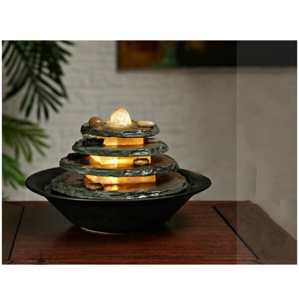 Petite fontaine lumineuse décorative pour intérieur