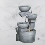 Élément d'eau moderne pour le jardin