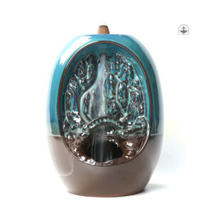 Petite fontaine à encens décorative pour ambiance zen