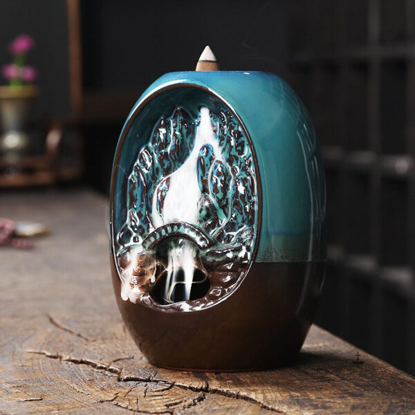 Fontaine à encens petite pour diffusion aromatique relaxante