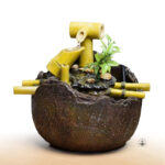 Fontaine zen bambou, ambiance relaxante