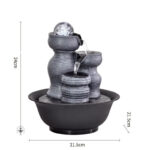 Fontaine japonaise pour créer une atmosphère relaxante