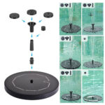 Décoration de jardin : fontaine extérieure à énergie solaire