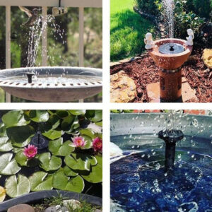 Petite fontaine solaire pour jardin