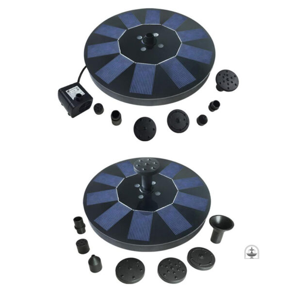 Accessoire de jardin : fontaine solaire compacte