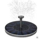 Accessoire de jardin : fontaine solaire compacte