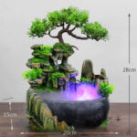 Fontaine lumineuse compacte pour espaces restreints