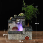 Élément décoratif : petite fontaine lumineuse