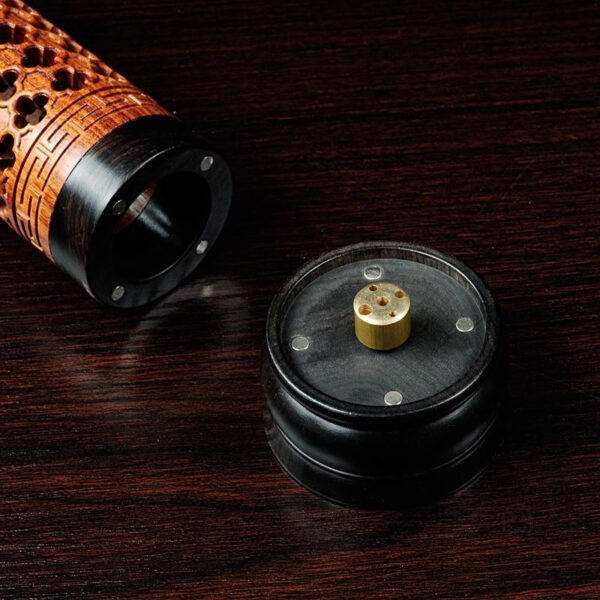 Support d'encens en bois, verticalité moderne et apaisante