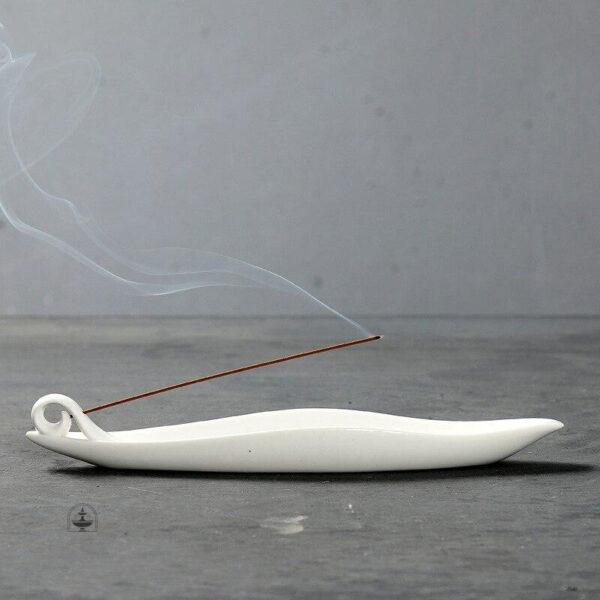 Porte encens en céramique design élégant pour la méditation
