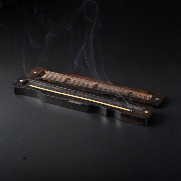 Porte encens fermé en céramique élégante pour diffusion de parfum
