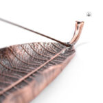 Porte encens feuille pour diffusion de fragrances