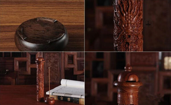 Distributeur d'encens en bois, parfait pour la pratique spirituelle