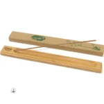Support encens en bois élégant pour fontaine à encens