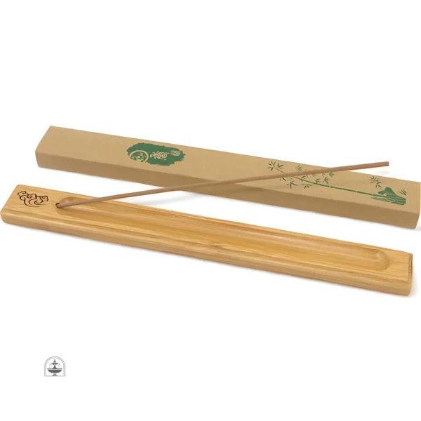 Support encens en bois élégant pour fontaine à encens