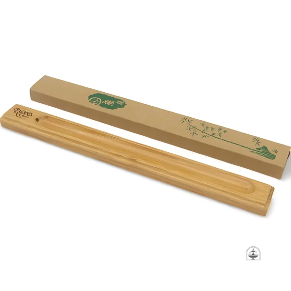 Support en bois pour diffuser encens, style naturel